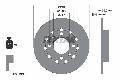 Tarcza hamulcowa, PRO do Peugeota, 92325803, TEXTAR w ofercie sklepu e-autoparts.pl 