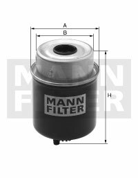 Filtr paliwa WK 8156 MANN-FILTER MANN+HUMMEL GMBH
