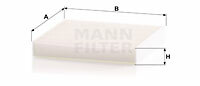 Filtr kabinowy przeciwpyłkowy CU 1919 MANN-FILTER MANN+HUMMEL GMBH
