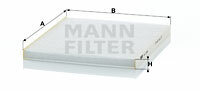Filtr kabinowy przeciwpyłkowy CU 2336 MANN-FILTER MANN+HUMMEL GMBH