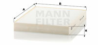 Filtr kabinowy przeciwpyłkowy CU 23 003 MANN-FILTER MANN+HUMMEL GMBH