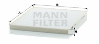 Filtr kabinowy przeciwpyłkowy CU 2434 MANN-FILTER MANN+HUMMEL GMBH
