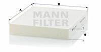 Filtr kabinowy przeciwpyłkowy CU 2442 MANN-FILTER MANN+HUMMEL GMBH