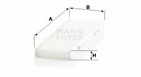 Filtr kabinowy przeciwpyłkowy CU 24 012-2 MANN-FILTER MANN+HUMMEL GMBH