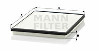 Filtr kabinowy przeciwpyłkowy CU 2530 MANN-FILTER MANN+HUMMEL GMBH