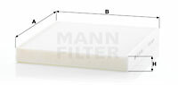 Filtr kabinowy przeciwpyłkowy CU 26 009 MANN-FILTER MANN+HUMMEL GMBH