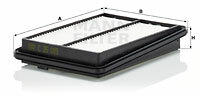 Filtr powietrza C 26 089 MANN-FILTER MANN+HUMMEL GMBH