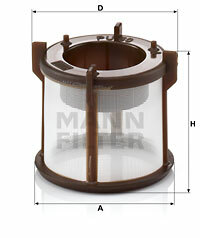 Filtr paliwa PU 50 x MANN-FILTER MANN+HUMMEL GMBH