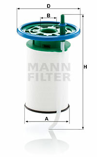 Filtr paliwa PU 7015 MANN-FILTER MANN+HUMMEL GMBH