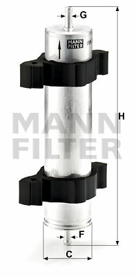 Filtr paliwa WK 521/2 MANN-FILTER MANN+HUMMEL GMBH