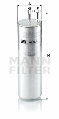 Filtr paliwa WK 8020 MANN-FILTER MANN+HUMMEL GMBH