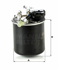 Filtr paliwa WK 820/17 MANN-FILTER MANN+HUMMEL GMBH