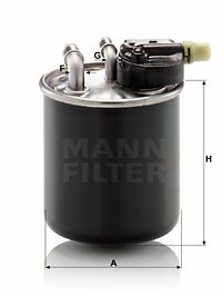 Filtr paliwa WK 820/22 MANN-FILTER MANN+HUMMEL GMBH