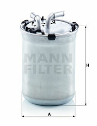 Filtr paliwa WK 823/2 MANN-FILTER MANN+HUMMEL GMBH