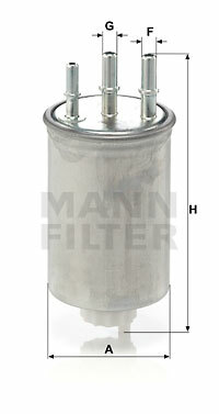 Filtr paliwa WK 829/6 MANN-FILTER MANN+HUMMEL GMBH