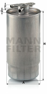 Filtr paliwa WK 841/1 MANN-FILTER MANN+HUMMEL GMBH