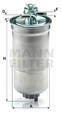 Filtr paliwa WK 853/3 x MANN-FILTER MANN+HUMMEL GMBH