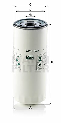 Filtr oleju WP 11 102/3 MANN-FILTER MANN+HUMMEL GMBH