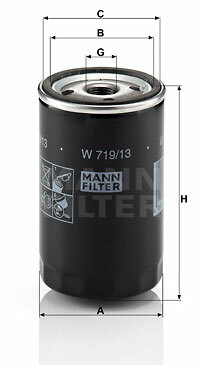 Filtr oleju W 719/13 MANN-FILTER MANN+HUMMEL GMBH