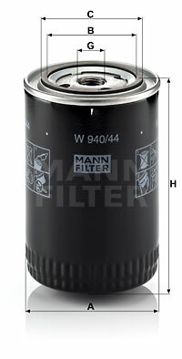 Filtr oleju W 940/44 MANN-FILTER MANN+HUMMEL GMBH