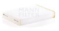 Filtr kabinowy przeciwpyłkowy do Daci, CU 25 012, MANN-FILTER MANN+HUMMEL GMBH w ofercie sklepu e-autoparts.pl 