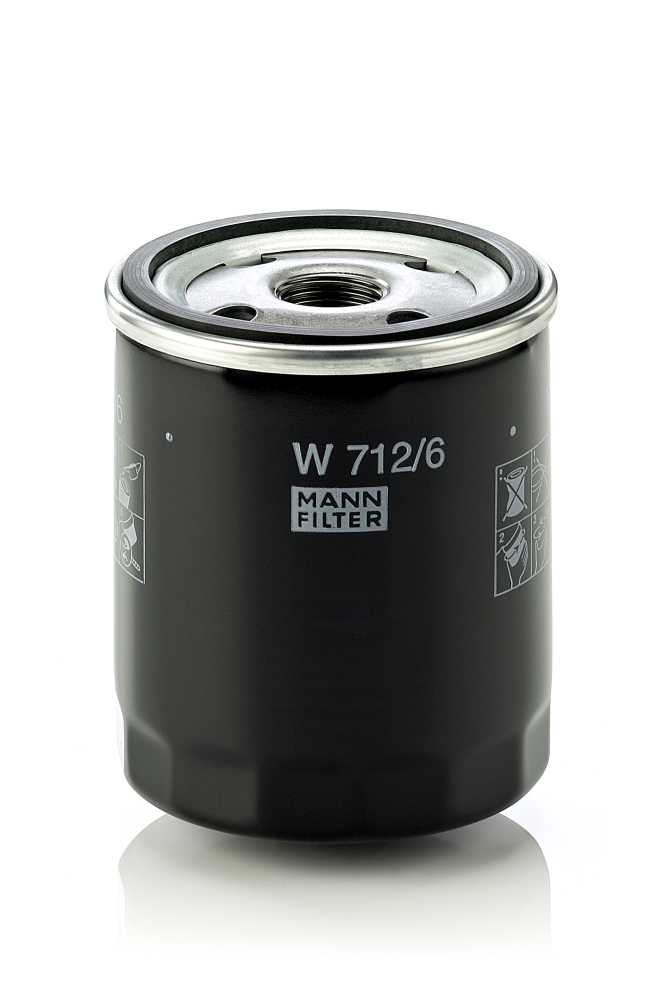 Filtr oleju do BMW, W 712/6, MANN-FILTER MANN+HUMMEL GMBH w ofercie sklepu e-autoparts.pl 