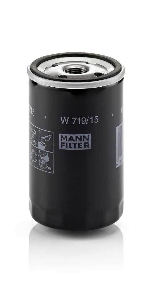 Filtr oleju do BMW, W 719/15, MANN-FILTER MANN+HUMMEL GMBH w ofercie sklepu e-autoparts.pl 