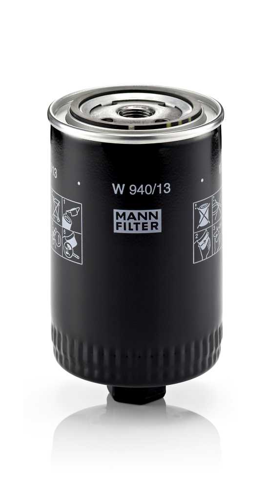 Filtr oleju do Audi, W 940/13, MANN-FILTER MANN+HUMMEL GMBH w ofercie sklepu e-autoparts.pl 