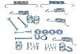Zestaw akcesoriów, szczęki hamulcowe hamulca postojowego do Mitsubishi, 27-0720, MAXGEAR w ofercie sklepu e-autoparts.pl 