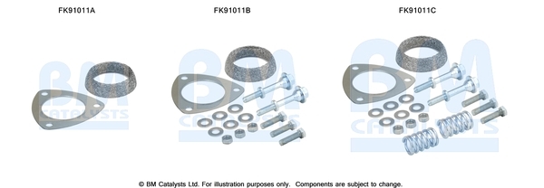 Zestaw montażowy, katalizator FK91011 BM CATALYSTS