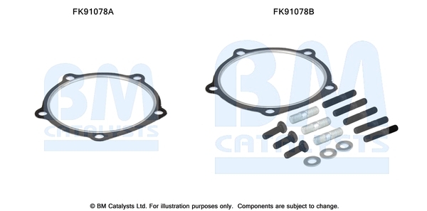 Zestaw montażowy, katalizator FK91078 BM CATALYSTS