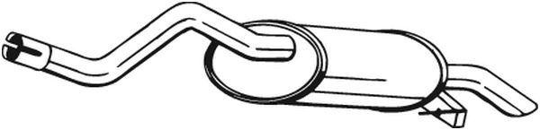 Tłumik końcowy 278-423 BOSAL INTERNATIONAL N.V.