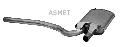 Tłumik środkowy do Audi, 06.017, ASMET w ofercie sklepu e-autoparts.pl 