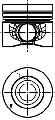 Tłok do VW, 40353600, KOLBENSCHMIDT w ofercie sklepu e-autoparts.pl 