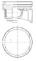 Tłok do Fiata, 41729600, KOLBENSCHMIDT w ofercie sklepu e-autoparts.pl 