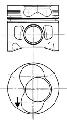 Tłok do Audi, 94428700, KOLBENSCHMIDT w ofercie sklepu e-autoparts.pl 