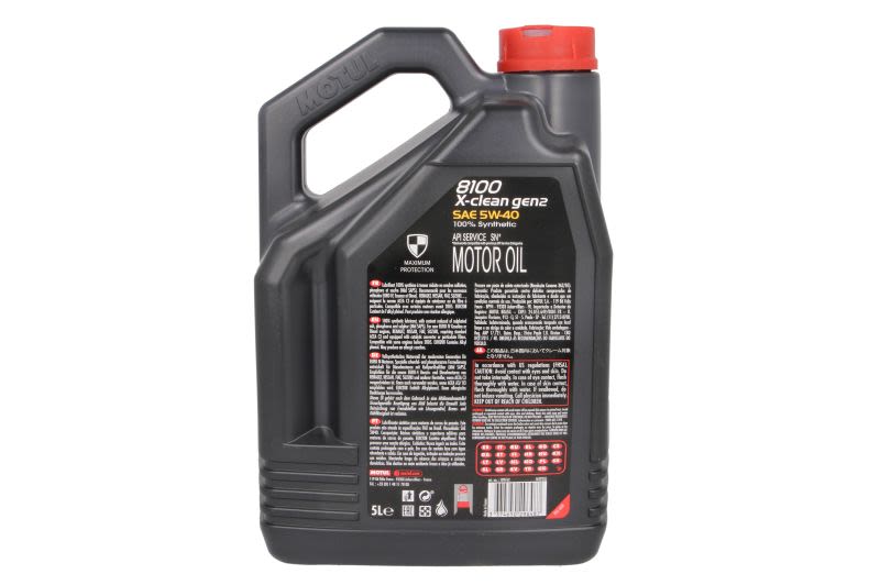 Olej silnikowy, 8100 X-CLEAN GEN2 5W-40 109762 MOTUL