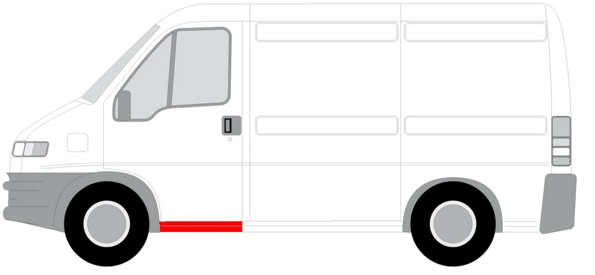 Próg drzwiowy do Peugeota, 6505-06-2092041P, BLIC w ofercie sklepu e-autoparts.pl 