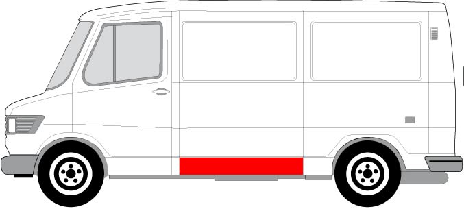 Ściana boczna do Mercedesa, 6505-06-3545001P, BLIC w ofercie sklepu e-autoparts.pl 