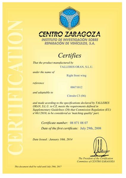 Błotnik do Citroena, 6504-04-0519314Q, BLIC w ofercie sklepu e-autoparts.pl 