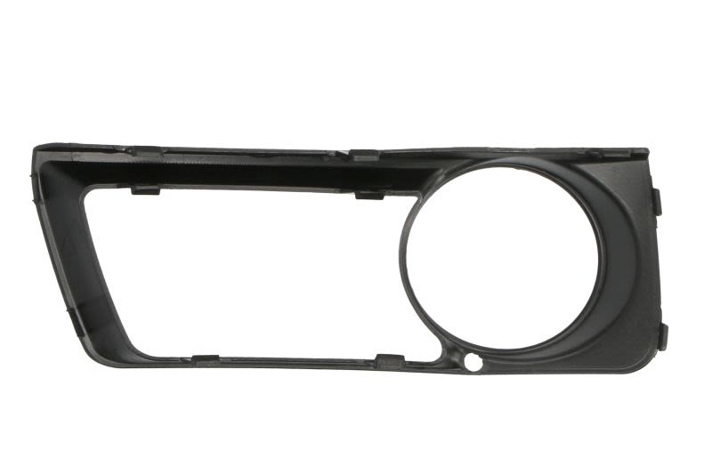 Listwa atrapy zderzaka przód L (otwarta, plastik, czarny błyszczący)  do BMW, 6502-07-0099915P, BLIC w ofercie sklepu e-autoparts.pl 