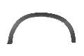 Listwa ozdobna / ochronna, błotnik do BMW, 5703-04-0097595P, BLIC w ofercie sklepu e-autoparts.pl 