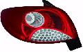 Lampa tylna zespolona do Peugeota, 550-1951L-UEV, DEPO Auto Parts w ofercie sklepu e-autoparts.pl 