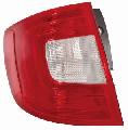 Lampa tylna zespolona do Skody, 665-1920R-UE, DEPO Auto Parts w ofercie sklepu e-autoparts.pl 