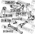 Miska odpływowa, korpus osi do Toyoty, 0130-002, FEBEST w ofercie sklepu e-autoparts.pl 