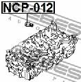 Pierścień uszczelniający, wtryskiwacz do Nissana, NCP-012, FEBEST w ofercie sklepu e-autoparts.pl 