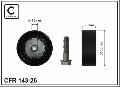 Rolka prowadząca pasek wieloklinowy do Fiata, 143-26, CAFFARO w ofercie sklepu e-autoparts.pl 