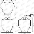 Klocki hamulcowe - komplet, Jurid White Low Dust573208JC, JURID w ofercie sklepu e-autoparts.pl 