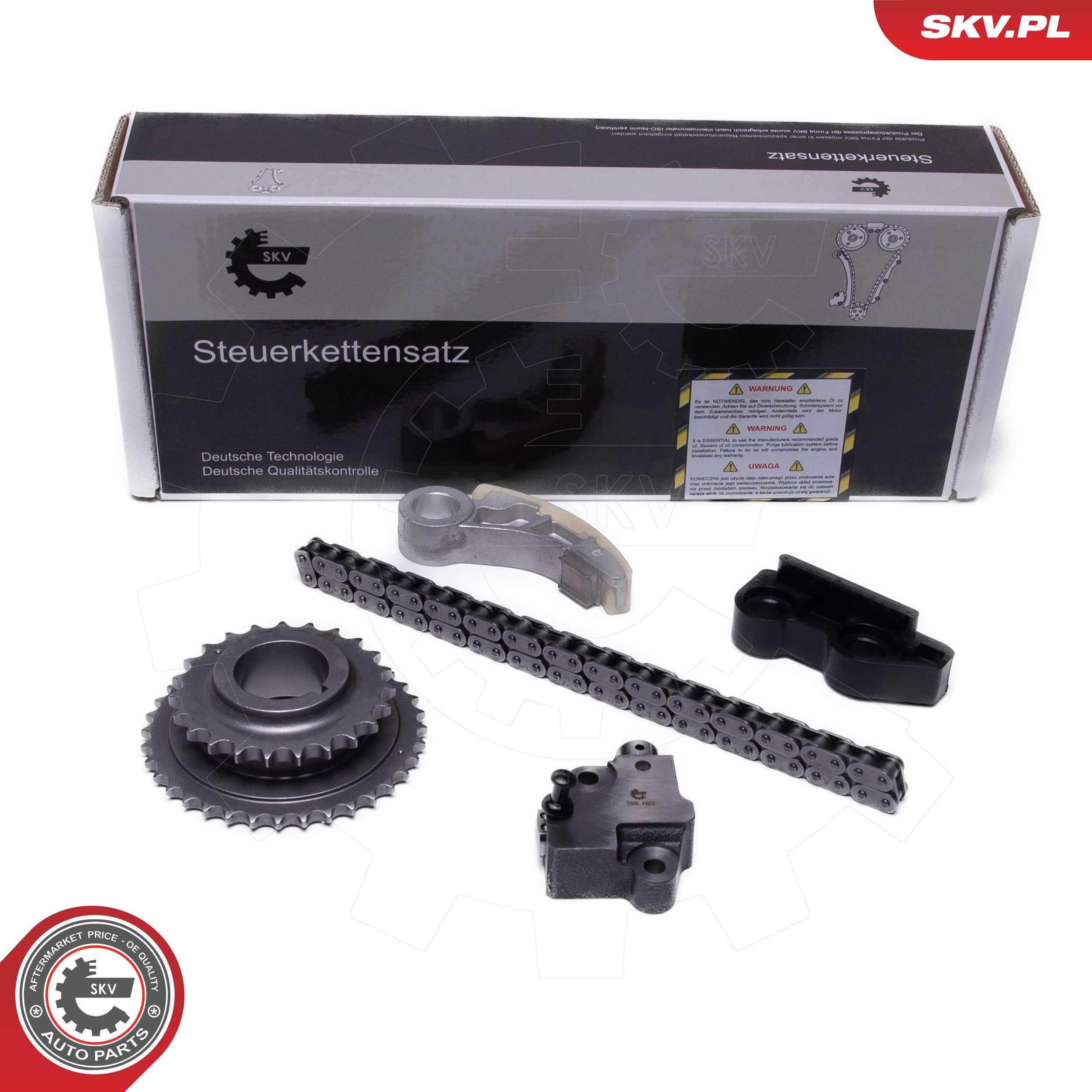 ZESTAW ŁAŃCUCHA ROZRZĄDU (5 ELE) HONDA ACCORD VII do Hondy, 21SKV266, SKV w ofercie sklepu e-autoparts.pl 