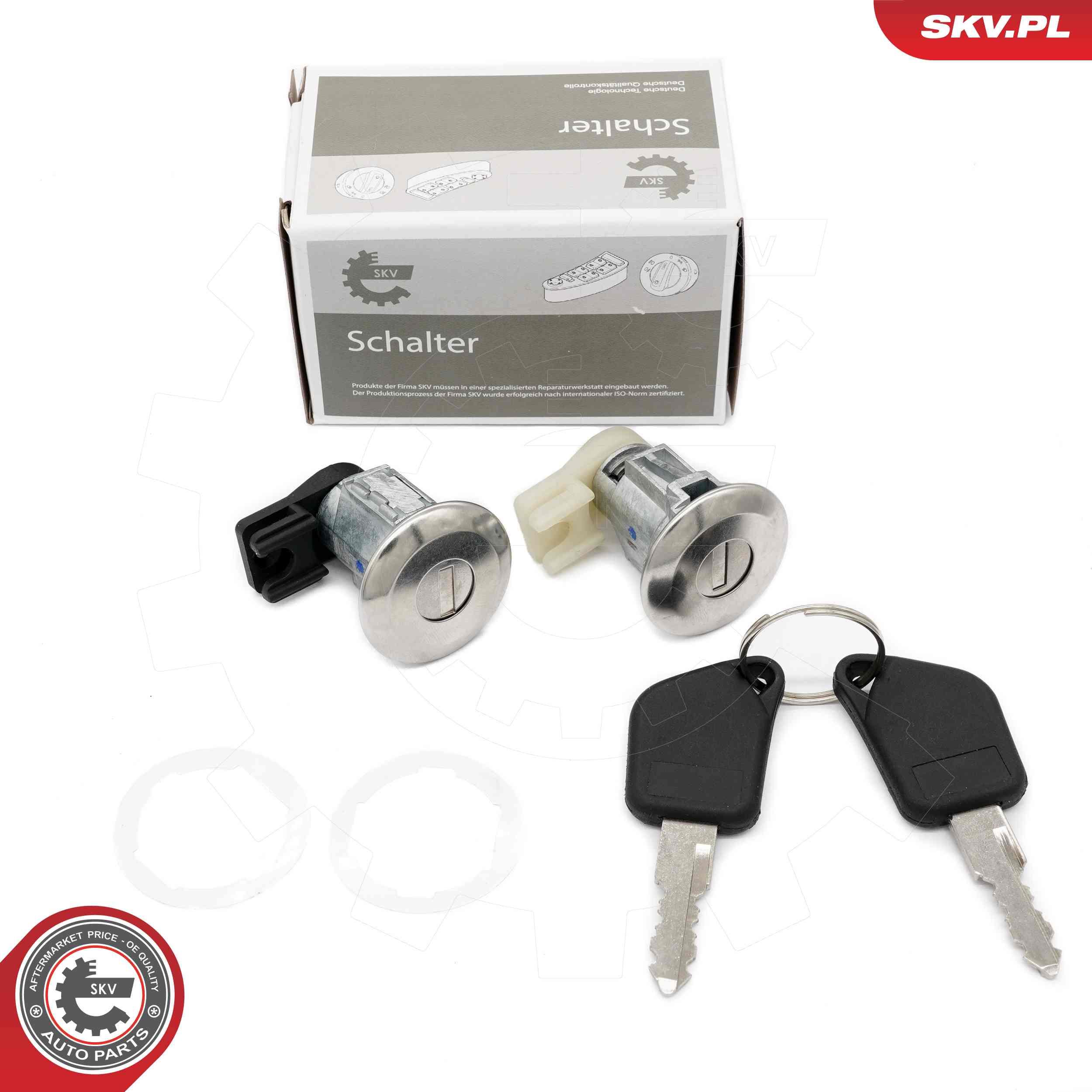 ZESTAW WKŁADEK ZAMKA DRZWI PEUGEOT do Peugeota, 65SKV807, SKV w ofercie sklepu e-autoparts.pl 